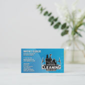 Reinigungsdienste | Haushalter Visitenkarte (Stehend Vorderseite)