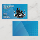 Reinigungsdienste | Haushalter Visitenkarte (Vorne/Hinten)