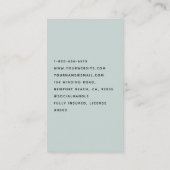 Reinigungsdienste Haushaltshilfe Beruflich Visitenkarte (Rückseite)