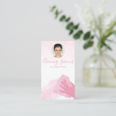 Reinigungsdienste Haushaltshilfe Glitzer QR Code G Visitenkarte (Stehend Vorderseite)