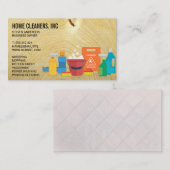 Reinigungsdienste | Haushaltshilfe | Holzkörner Visitenkarte (Vorne/Hinten)