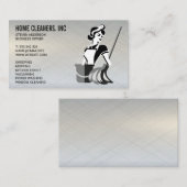 Reinigungsdienste | Haushaltshilfe | Janitor Visitenkarte (Vorne/Hinten)
