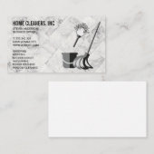 Reinigungsdienste | Haushaltshilfe | Marmorfliesen Visitenkarte (Vorne/Hinten)