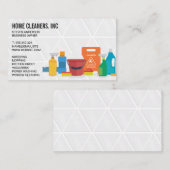 Reinigungsdienste | Haushaltshilfe | Tiling Visitenkarte (Vorne/Hinten)