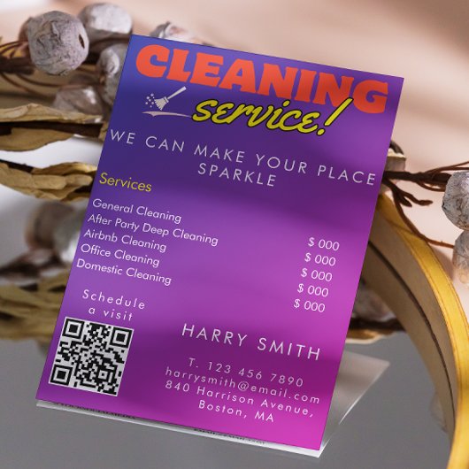 Reinigungsdienste Haushaltspreisprüfung für die Ve Flyer