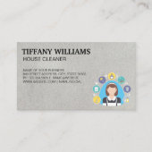 Reinigungsdienste | Hausreinigung Visitenkarte (Vorderseite)