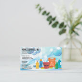 Reinigungsdienste | Hintergrundinformationen zu Bl Visitenkarte (Stehend Vorderseite)