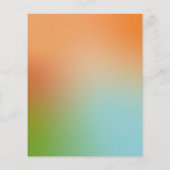 Reinigungsdienste Holografische Gradient-Preislist Flyer (Hinten)