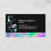 Reinigungsdienste HOLOGRAPH Visitenkarte (Rückseite)