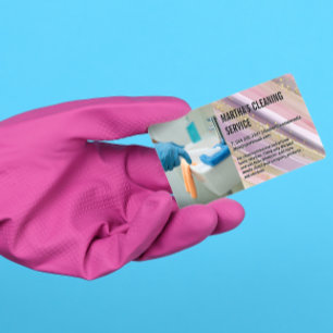 Reinigungsdienste Lieferungen Maid Business Ca Visitenkarte