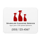 Reinigungsdienste Magnet (Horizontal)