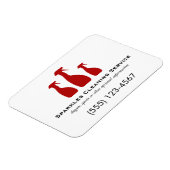 Reinigungsdienste Magnet (Linke Seite)