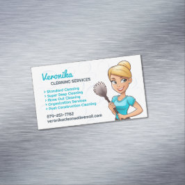 Reinigungsdienste Magnetische Visitenkarte