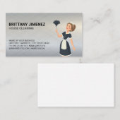 Reinigungsdienste | Maid Dusting Visitenkarte (Vorne/Hinten)