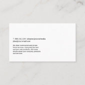 Reinigungsdienste | Maid House Cleaner Visitenkarte (Rückseite)