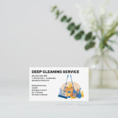 Reinigungsdienste | Maid Spray | Reinigungstools Visitenkarte (Stehend Vorderseite)