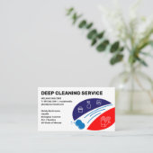 Reinigungsdienste | Maid Spray | Saubere Produkte Visitenkarte (Stehend Vorderseite)