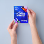 Reinigungsdienste moderner Flyer (Gruppe)