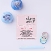 Reinigungsdienste Modernes Foto Flyer (Einzeln)