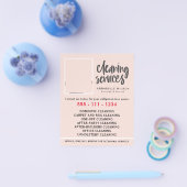 Reinigungsdienste Modernes Foto Flyer (Einzeln)