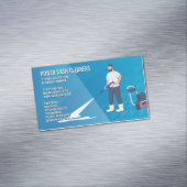 Reinigungsdienste | Pressmaschine Magnetische Visitenkarte (Beispiel)