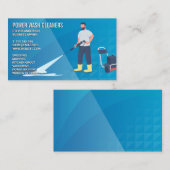 Reinigungsdienste | Pressmaschine Visitenkarte (Vorne/Hinten)