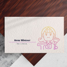 Reinigungsdienste Qr-Code Minimalistisch