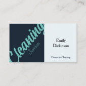 Reinigungsdienste Qr-Code-Retro Visitenkarte (Vorderseite)