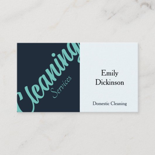 Reinigungsdienste Qr-Code-Retro Visitenkarte (Vorderseite)