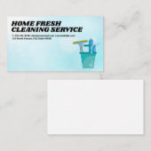 Reinigungsdienste | Reinigen von Tools in einem Ei Visitenkarte (Vorne/Hinten)