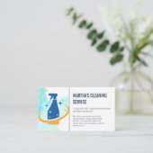 Reinigungsdienste | Reinigungsansprüche Visitenkarte (Stehend Vorderseite)