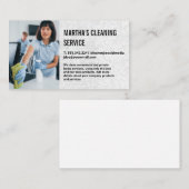 Reinigungsdienste | Reinigungsbüro Maid Visitenkarte (Vorne/Hinten)