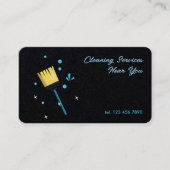 Reinigungsdienste rund um die Uhr Visitenkarte (Vorderseite)