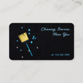 Reinigungsdienste rund um die Uhr Visitenkarte