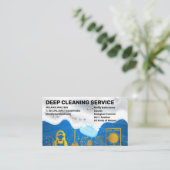 Reinigungsdienste | Seifenspulen | Reinigungsmitte Visitenkarte (Stehend Vorderseite)