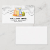 Reinigungsdienste | Seifenspulen Visitenkarte (Vorne/Hinten)