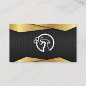 Reinigungsdienste | Spray-Flasche-Logo Visitenkarte (Rückseite)