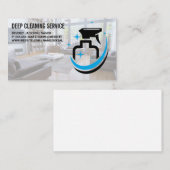 Reinigungsdienste | Sprühflasche Visitenkarte (Vorne/Hinten)