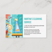 Reinigungsdienste | Squeegee Disc Clean Visitenkarte (Vorderseite)