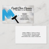 Reinigungsdienste | Squeegee Visitenkarte (Vorne/Hinten)