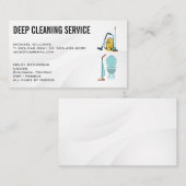 Reinigungsdienste | Stauraum und Toilette Visitenkarte (Vorne/Hinten)
