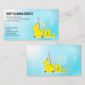 Reinigungsdienste | Steckdose | Reinigungsmittel Visitenkarte (Vorne/Hinten)