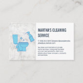 Reinigungsdienste | Toilettenreinigung Visitenkarte (Vorderseite)