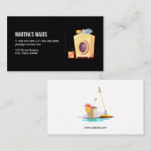 Reinigungsdienste Vakuum Visitenkarte (Vorne/Hinten)