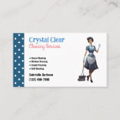 Reinigungsdienste Visitenkarte (Vorderseite)