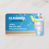 Reinigungsdienste Visitenkarte (Vorderseite)
