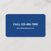 Reinigungsdienste Visitenkarte (Rückseite)