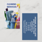 Reinigungsdienste Visitenkarte (Vorne/Hinten)