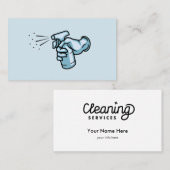 Reinigungsdienste - Visitenkarten Visitenkarte (Vorne/Hinten)