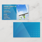 Reinigungsdienste | Window Cleaner Tools Visitenkarte (Vorne/Hinten)